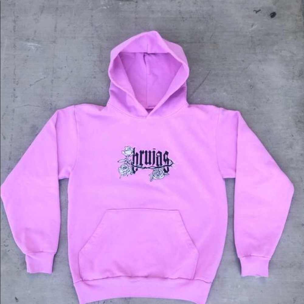 Brujas NYC Roses and Prayers Hoodie sz M